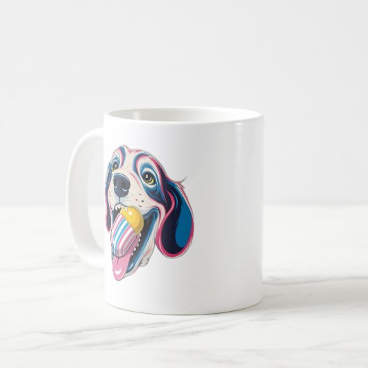 Funny Dogs Candy Kaffeetasse (Vorderseite Links)
