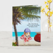 Funny Dogs, Fun Loving Son, Vatertag Karte (Gelbe Blume)