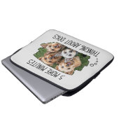 Funny Dogs Laptop Sleeve (Vorne Knopf)