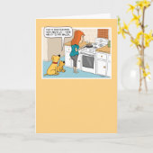 Funny Dogs Liebe Bacon Geburtstagskarte Karte (Gelbe Blume)