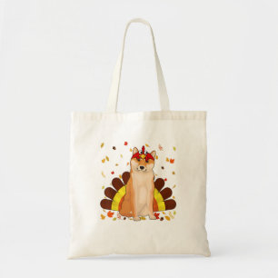 Funny Dogs Lover Turkey Shiba Inu Erntedank Tragetasche