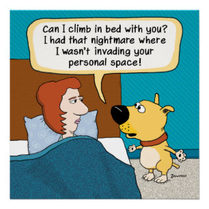 Funny Dog's Nightmare Poster