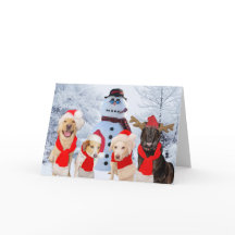 Funny Dogs Season's Greetings