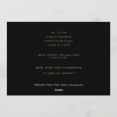 Funny Dogs Sipping Champagne Birthday Party Einladung (Rückseite)