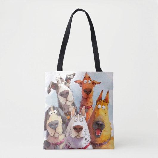 Funny Dogs Tasche (Vorderseite)