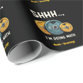 Funny Doing Mathe Weight Lifting Workout Training Geschenkpapier (Rolleneckpunkt)