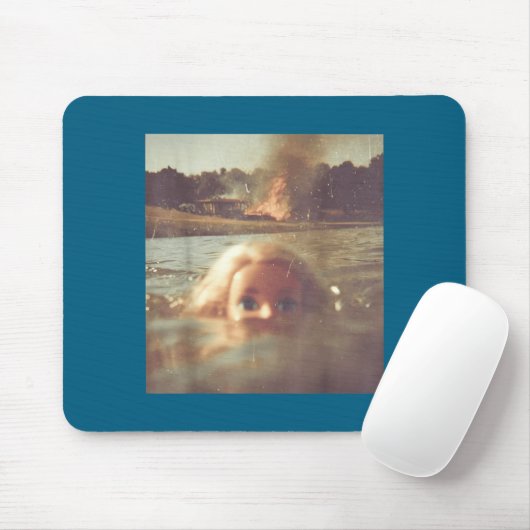 Funny Doll Face Swimming Meme  Mousepad (Mit Mouse)