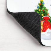 Funny Dolphin Fish Lover Xmas Lighting Dolphin Chr Mousepad (Ecke)