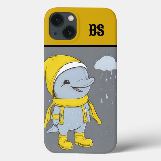 Funny Dolphin in Rain Boots - Beach Spaß Case-Mate iPhone Hülle (Rückseite)