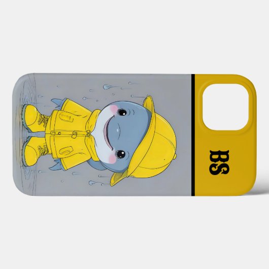 Funny Dolphin in Rain Boots - Beach Spaß Case-Mate iPhone Hülle (Rückseite (Horizontal))