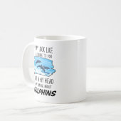 Funny Dolphin Lover Tasse (Vorderseite Links)