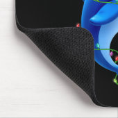 Funny Dolphin Weihnachtsmannmütze Weihnachtsbaum L Mousepad (Ecke)