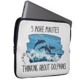 Funny Dolphins Laptop Sleeve (Vorne Rechts)