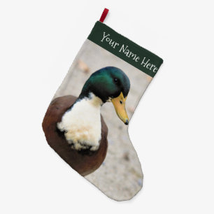 Funny Domestic Mallard Duclair Bibbed Odd Duck Großer Weihnachtsstrumpf