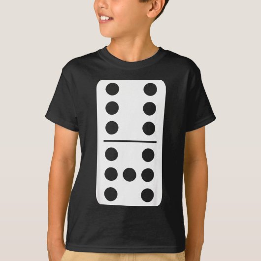 Funny Domino Meme Six Seven Play Strategy Number H T-Shirt (Vorderseite)