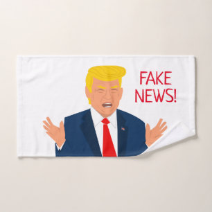 Funny Donald J Trump Cartoon zeichne Handtuch