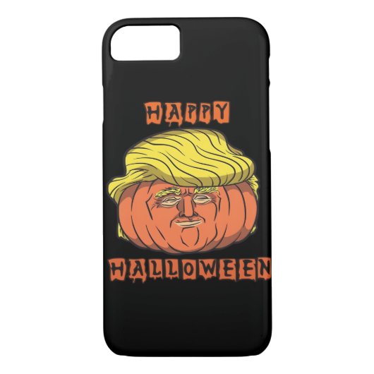 Funny Donald Pumpkin Halloween Case-Mate iPhone Hülle (Rückseite)