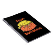 Funny Donald Pumpkin Halloween Notizblock (Rechte Seite)