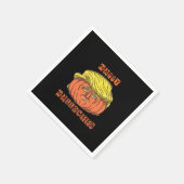 Funny Donald Pumpkin Halloween Serviette (Ecke)