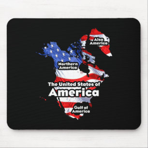 Funny Donald Trump American Flag Kanada Grönland Mousepad