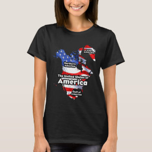 Funny Donald Trump American Flag Kanada Grönland T-Shirt