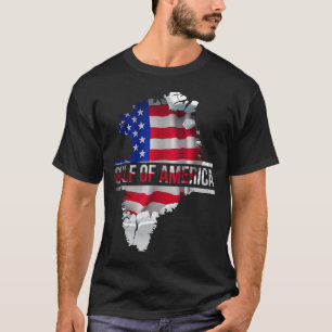 Funny Donald Trump American Flag Kanada Grönland T-Shirt