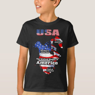 Funny Donald Trump American Flag Kanada Grönland T-Shirt