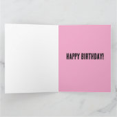 FUNNY DONALD TRUMP BIRTHDAY CARD FÜR SIE KARTE (Innenseite)