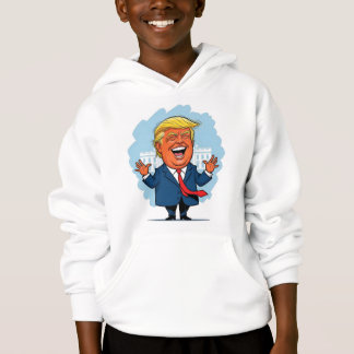 Funny Donald Trump Cartoon Design Hoodie