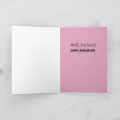 Funny Donald Trump Cartoon Happy Anniversary Ehefr Karte (Innenseite)