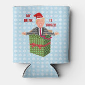 Funny Donald Trump Christmas Yuuge Drink Spaß Dosenkühler (Vorderseite)