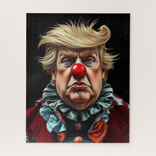 Funny Donald Trump Clown Puzzle (Vertikal)