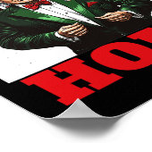 Funny Donald Trump Daddy's Zuhause White House Chr Poster (Ecke)