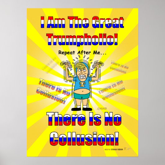 Funny Donald Trump Das große Trumpferposter Poster (Vorne)