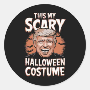 Funny Donald Trump Das ist mein Beängstigender Hal Runder Aufkleber