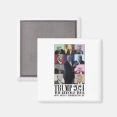 Funny Donald Trump Die Rache Tour Ultra Mega Tou Magnet (Vorderseite/Rückseite)