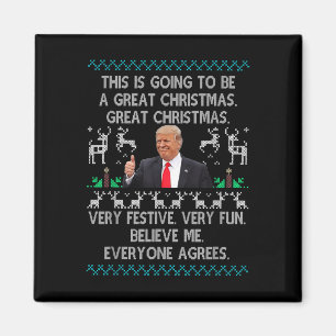 Funny Donald Trump frohe Weihnachten Weihnachten W Magnet