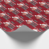 Funny Donald Trump Geschenkpapier (Ecke)