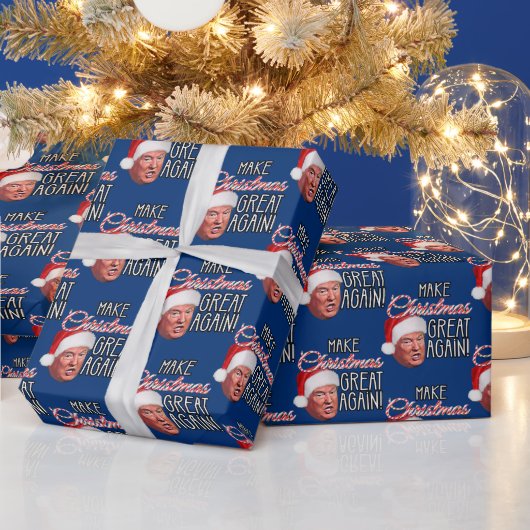 Funny Donald Trump Geschenkpapier (Feiertage)