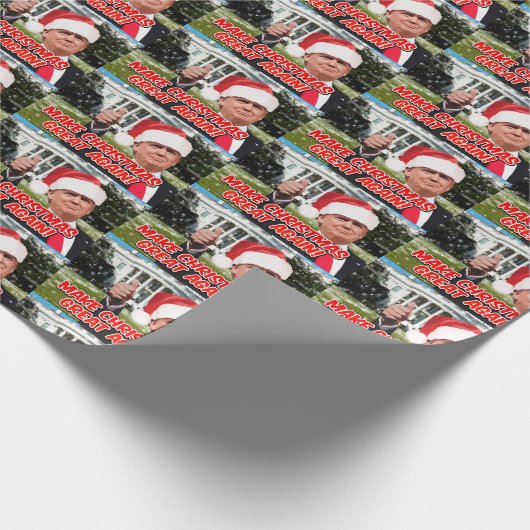 Funny Donald Trump Geschenkpapier (Ecke)