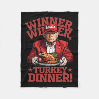 Funny Donald Trump Gewinner Gewinner Türkei Abende Fleecedecke