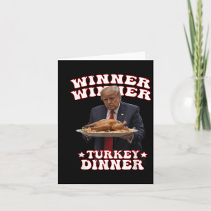 Funny Donald Trump Gewinner Gewinner Türkei Abende Karte