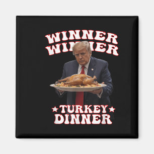 Funny Donald Trump Gewinner Gewinner Türkei Abende Magnet
