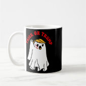 Funny Donald Trump Ghost Fight Trick oder Trump Kaffeetasse (Links)