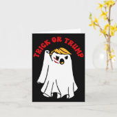 Funny Donald Trump Ghost Fight Trick oder Trump Karte (Gelbe Blume)