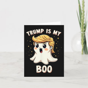 Funny Donald Trump Ghost Halloween-Party Spooky Karte