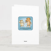 Funny Donald Trump Golf Nut Birthday Karte (Rückseite)