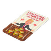 Funny Donald Trump Hamberders Wall Valentine's Day Magnet (Linke Seite)
