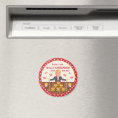 Funny Donald Trump Hamberders Wall Valentine's Day Magnet (In Situ (Geschirrspüler))