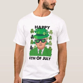 Funny donald Trump Happy 4. Juli  T-Shirt